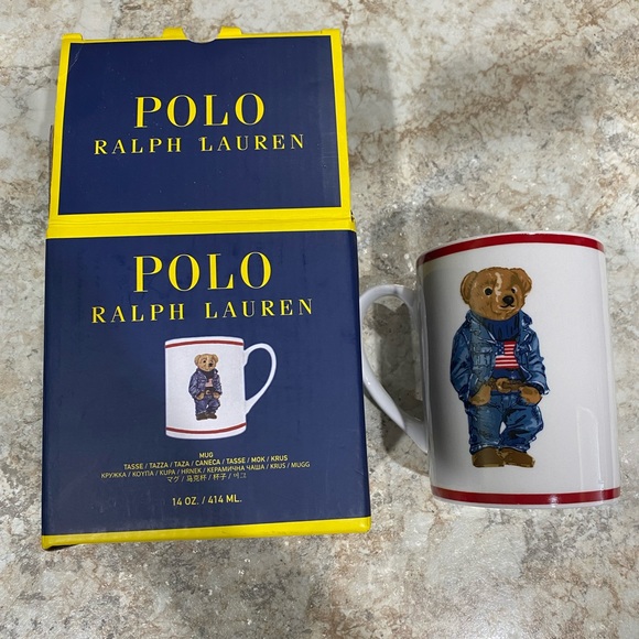 Polo Ralph Lauren Other - Polo Ralph Lauren denim bear mug